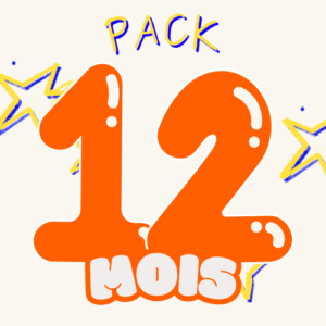 ✰ Formule : Abonné(e) pour 12 mois ✰